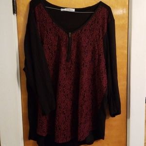 Ladies V-neck Dress Shirt